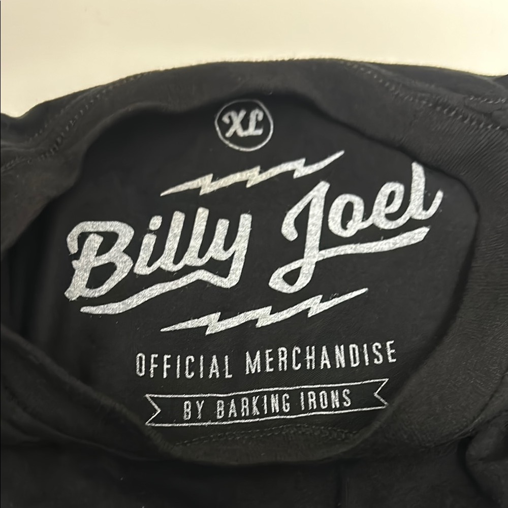 Billy Joel live In Concert Black T-Shirt MMXVII size XL Unisex Cotton - Picture 4 of 8